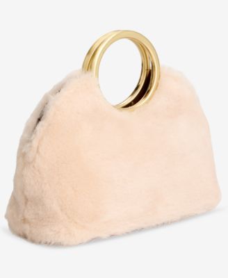Tysha Bangle Faux Fur Handbag, Macy's Exclusive