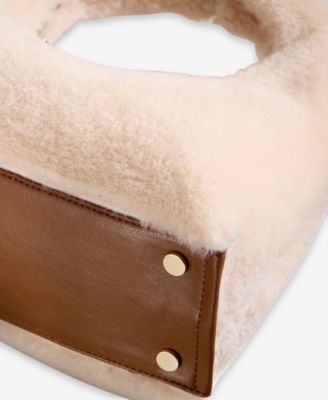 Nyrah Faux Fur Hobo Bag, Macy's Exclusive
