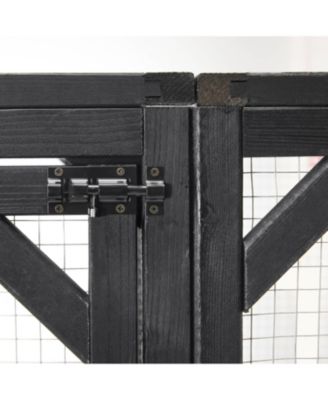 Outdoor Cat House Catio with Condos