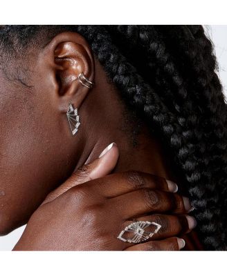 Angel Wing Studs in Gold Veremeil