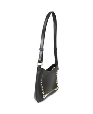 Girls Like Us Studded Leather Shoulder Bag