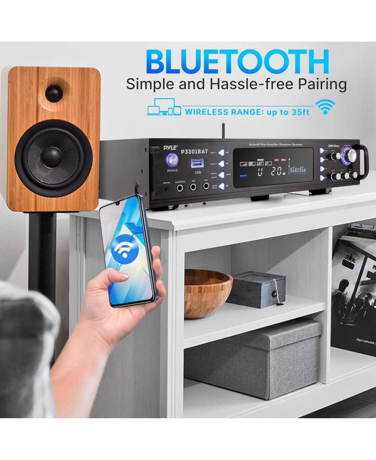 Bluetooth Hybrid Amplifier Receiver