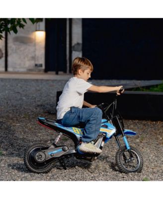 24V Kids Motorcycle, Electric Dirt Bike with Rear Suspension,