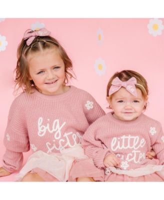 Little Girls Little Sister Knit Sweater