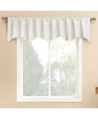 Bronte Floral Jacquard 100% Blackout Rod Pocket Curtain Valance