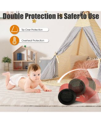 1500W Portable Space Heater Electric Desktop Heating Fan PTC Ceramic.