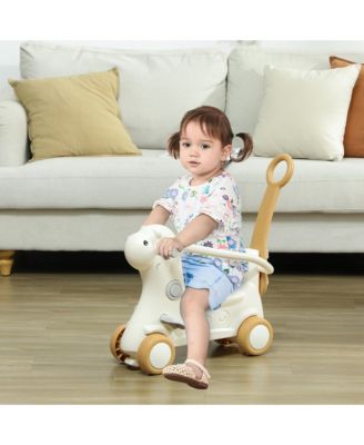 5 in 1 Kids Rocking Horse, Alpaca Toddler Spring Rocking Toy