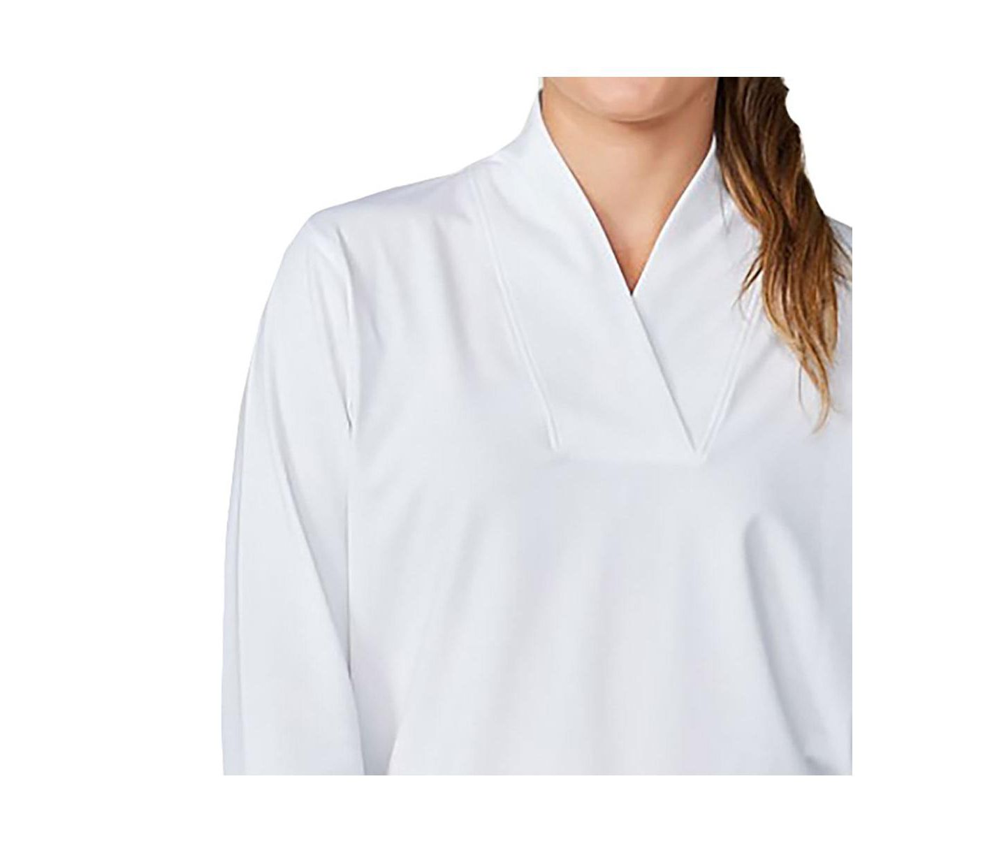 Женский свитер Sofibella Staples Golf Pullover, цвет: Белый — фото 2