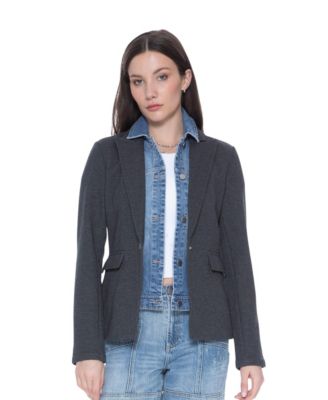 Women's Helen Removable Denim Insert Knit Blazer