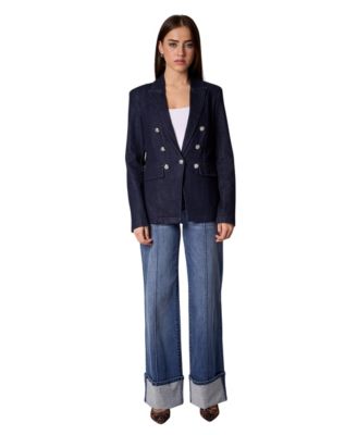 Women's Helen Rinse Blazer with Removable Grey Hoodie Insert