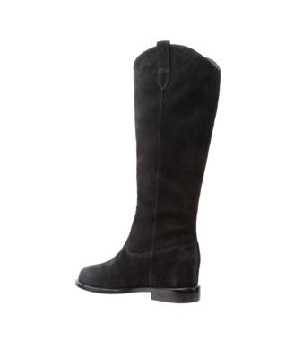 TRACY Women's Knee High Casual Hidden Wedge Boot