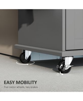 Tall Stylish Kitchen Storage Cabinet with Shelves for Pantry and Kitchen Storage