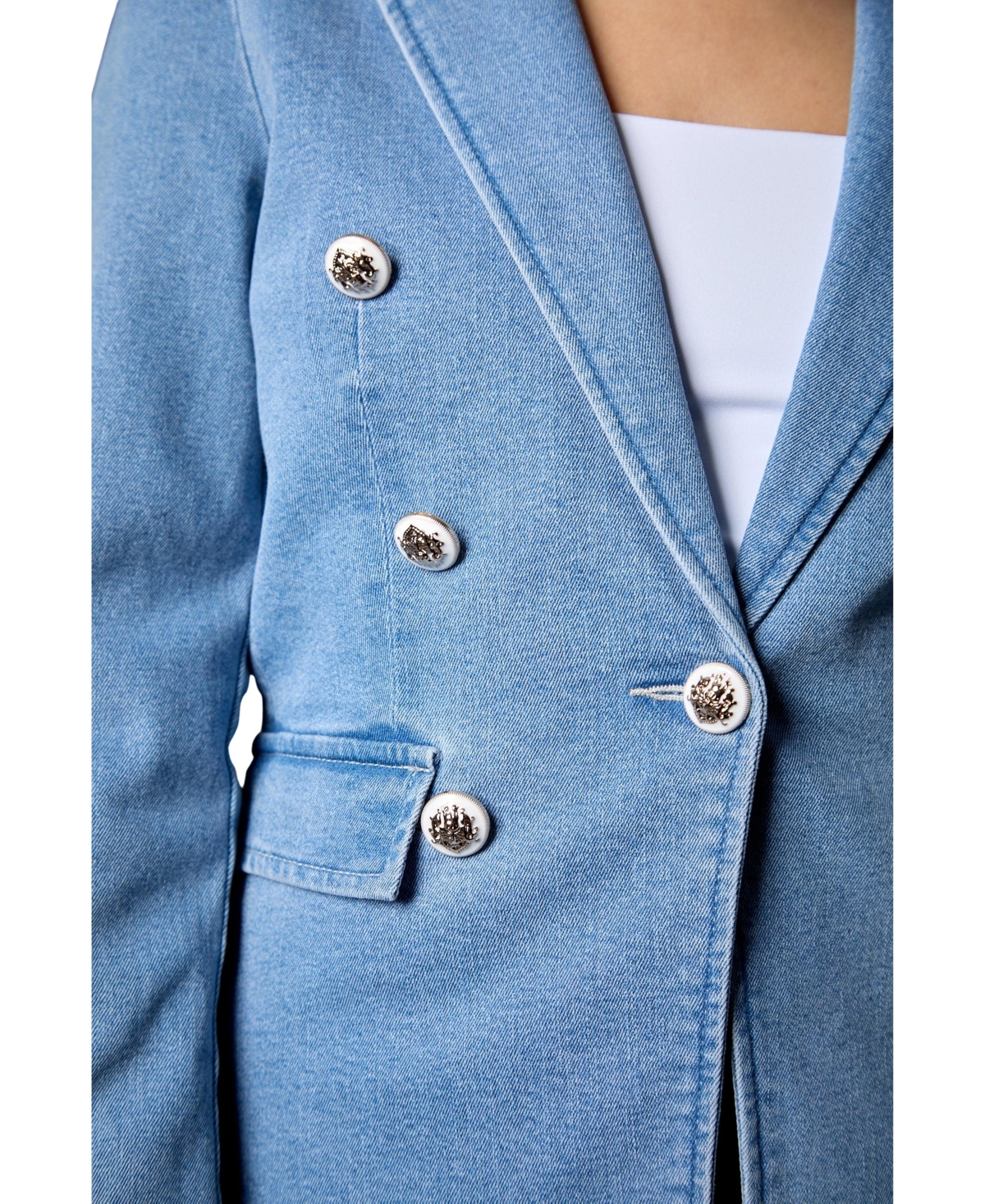 Blue Revival Women's Miley Stretch Denim Blazer