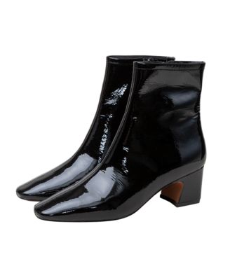 WRENLY Women's Pointed Toe Cuban Heel Ankle Boot