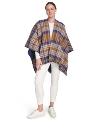 Double Face Plaid Shawl