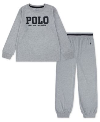 Polo Ralph Lauren Boys' 8-20 Long-Sleeve T-Shirt and Pants Pajama