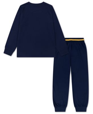 Toddler Boys' 2T-4T Long-Sleeve T-Shirt and Pants, 2-Piece Pajama Set