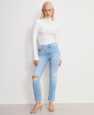 Women's Dolly Joleans Crystal Corset Bodysuit Thong, Regular & Plus Size