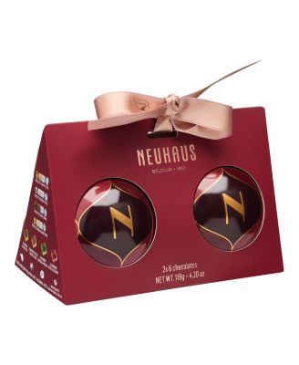 Holiday Christmas Ornament Chocolate Box, 12 Pieces