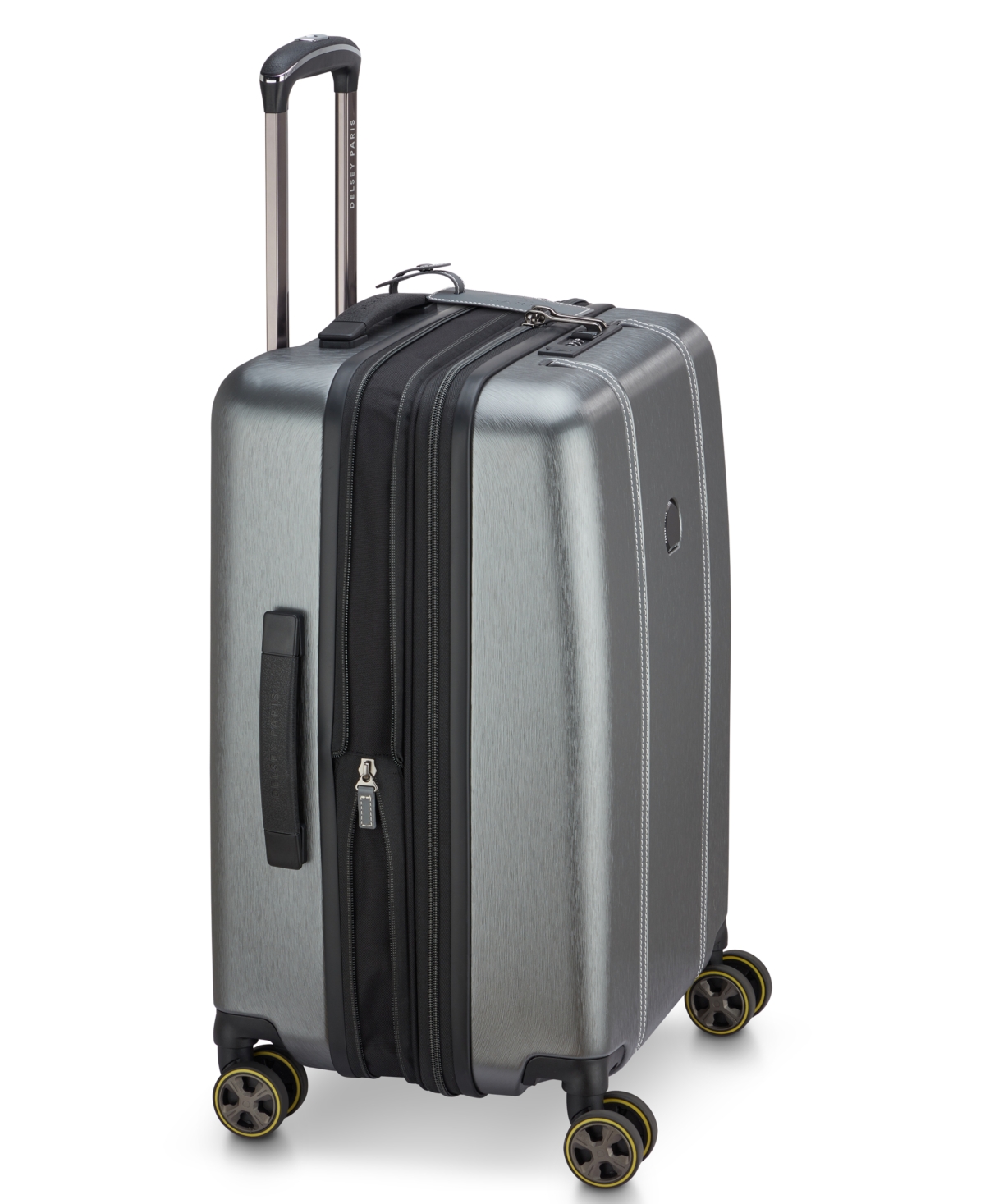 Delsey Paris Cadence 20'' Carry-on Expendal Spinner In Silver