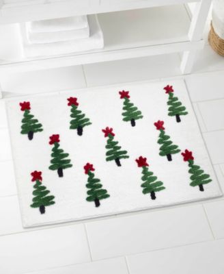 Ribbon Tree Polyester Bath Rug, 20" x 32"