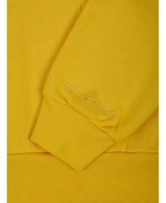 Dumbledore Long Sleeve Yellow Adult Hooded Sweatshirt-3XL
