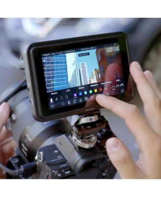 Shinobi GO HDMI 4K Camera Field Monitor with HDR Touchscreen, All Day Battery Life, and Lightweight Design + HDMI Cable