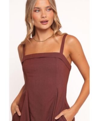 Women's Caitlin Mini Dress - Cognac