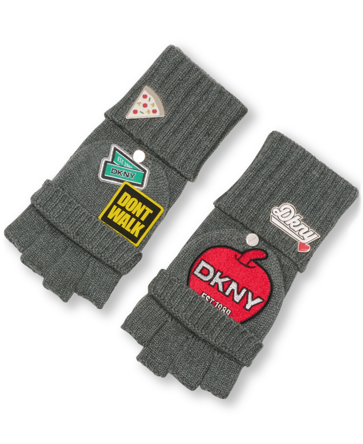 Dkny Women's Nyc Flip Top Gloves In Animal Print