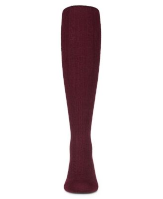 Big Girls Cotton Blend Cable Tights