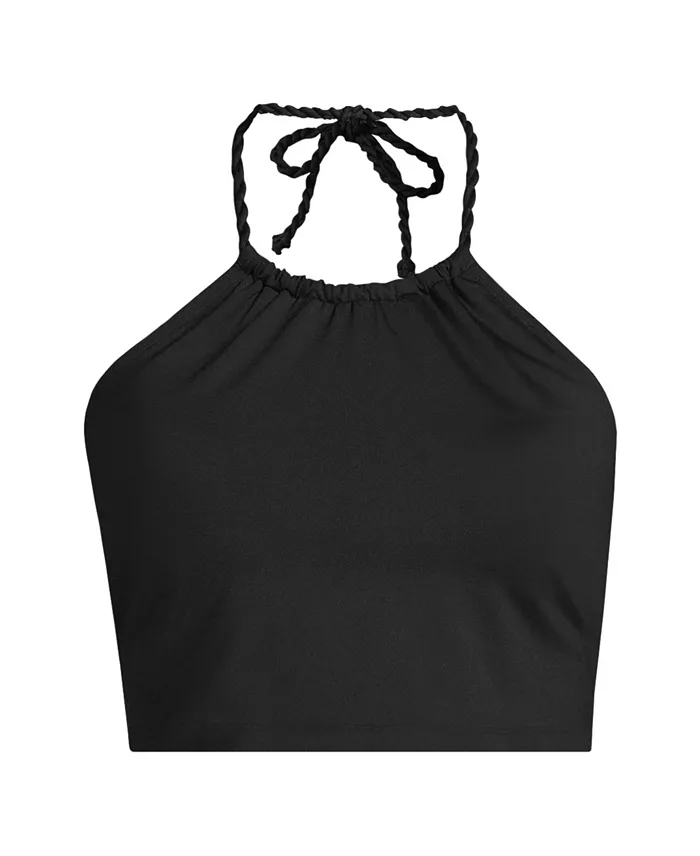 Women's High Neck Halter Bikini Top - thumbnail 7