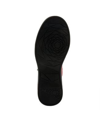 Hoylein Leather Combat-Style Boot with Double Zippers and Removable Insole