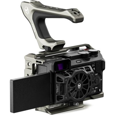 Full Camera Cage Lightweight Kit for Sony a6700, Titanium Gray