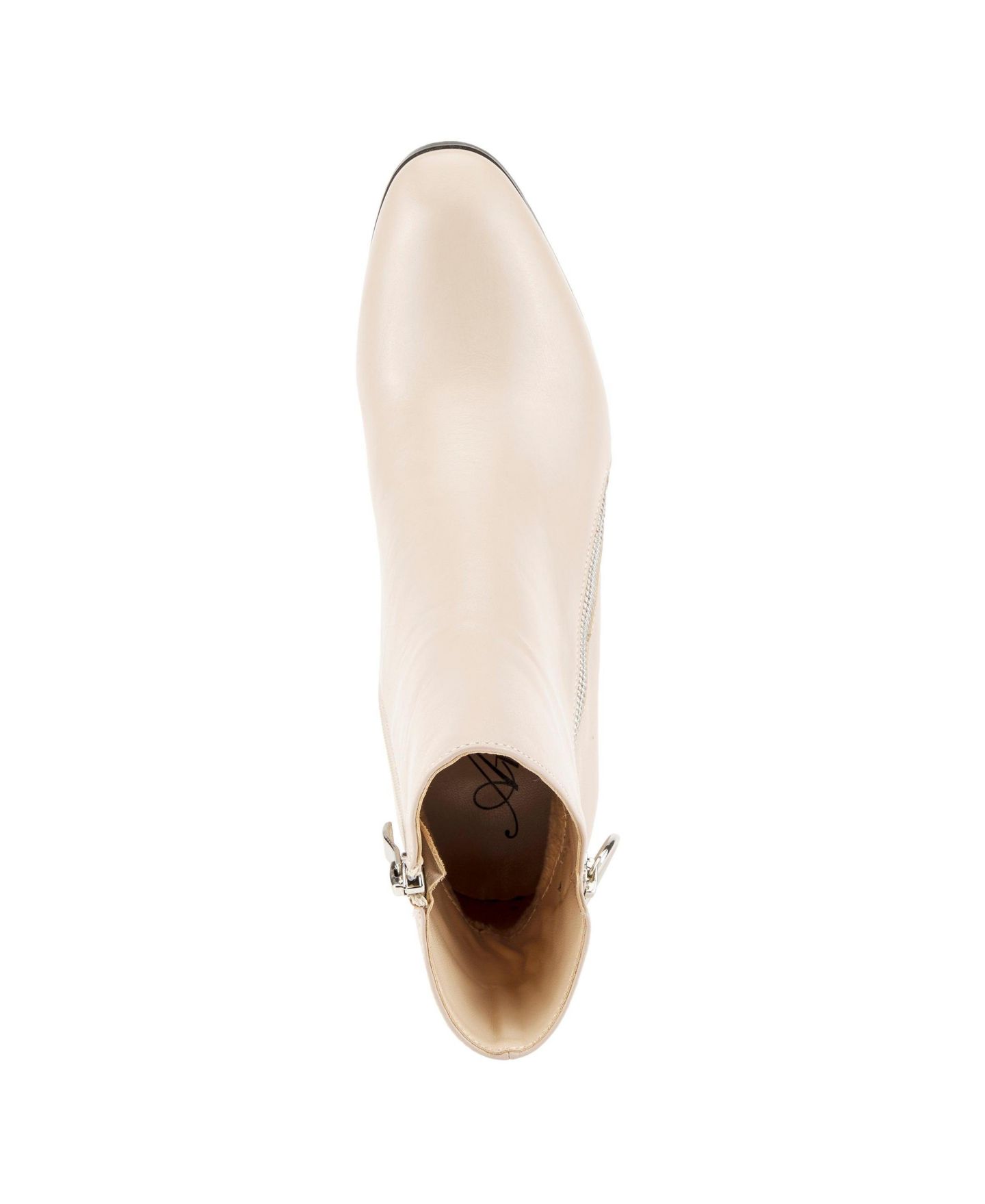Женские туфли Azura Fabulosa Heel Bootie with Leather Upper, цвет: Бежевый — фото 3