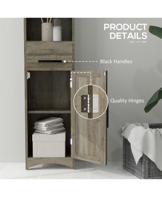Bathroom Storage Cabinet for Towels and Essentials with Durable Design
