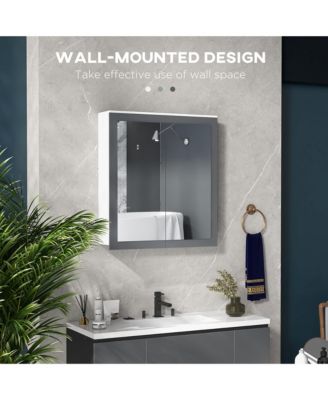 Modern Bathroom Cabinet with Mirror and Ample Storage for Toiletries