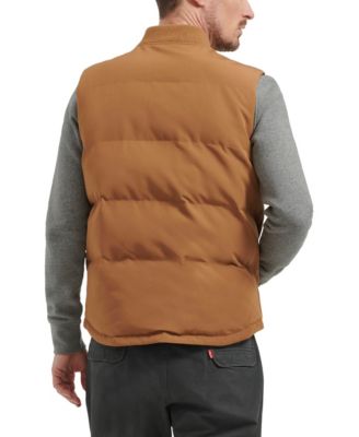 Men's Two Pocket Aviator Vest Jacket