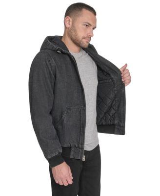 Men's Hooded Bomber Jacket