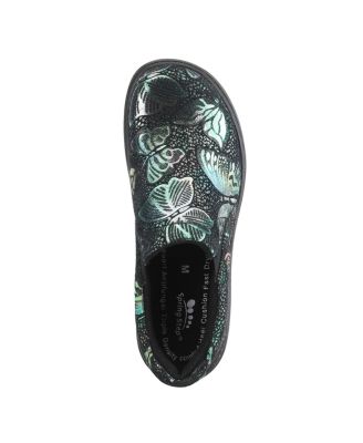 Professional Winfrey-Flutter Printed Slip-On Shoe with Removable Insole and Skid-Resistant Sole