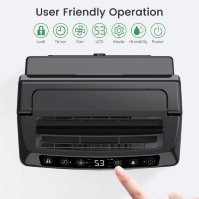 80 Pint Energy Star Dehumidifier with Drain Hose for Home, Basement & Large Space, up to 5000 Sq. Ft