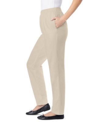 Women's Within Straight-Leg All-Cotton Denim Pull-On 7-Day Elastic-Waist Jeans