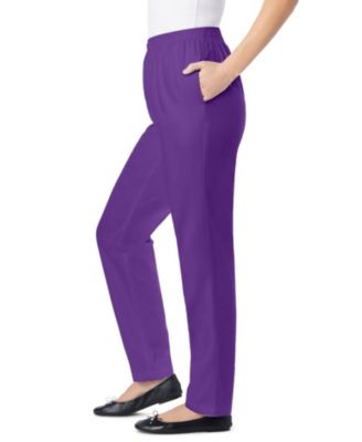 Women's Within Straight-Leg All-Cotton Denim Pull-On 7-Day Elastic-Waist Jeans