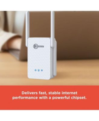 WiFi 3000 Mbps Repeater, Dual Band Range Extender, Signal Booster, Easy Setup, Strong Coverage for Home or Office 2505010