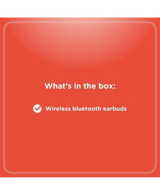 Live Sound Wireless Bluetooth Earbuds with Noise Cancellation, IPX5 Waterproof, Black 3304399