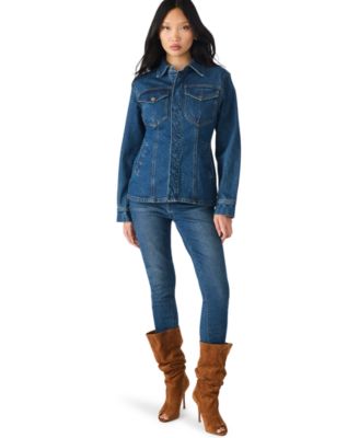 Women's Denim Long Sleeve Jacket