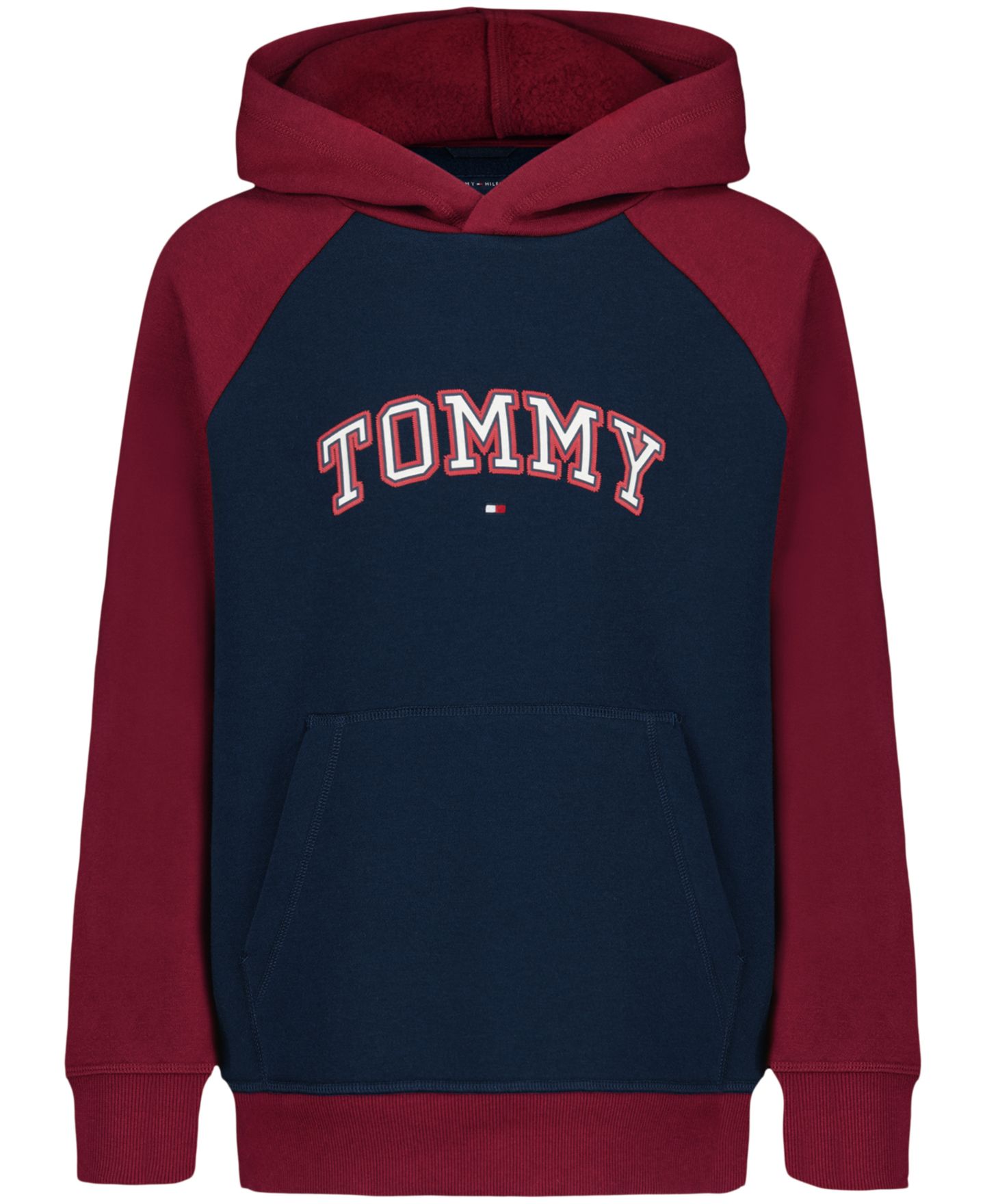 Худи Tommy Hilfiger Long Sleeve для мальчиков, цвет: Тёмно-синий — фото 1