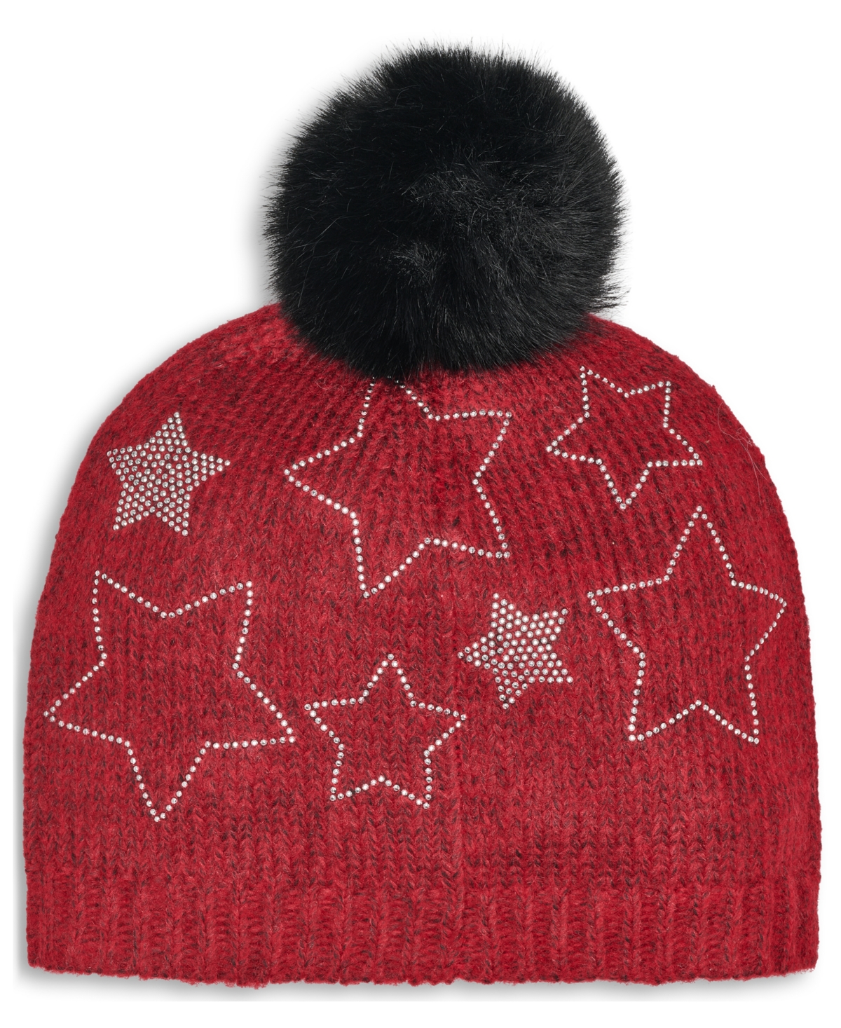 Karl Lagerfeld Women's 2-piece L'amour Muffler And Star Power Beanie Gift Set In Red