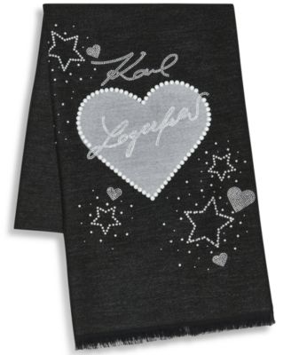 Women's Love Karl Blanket Scarf