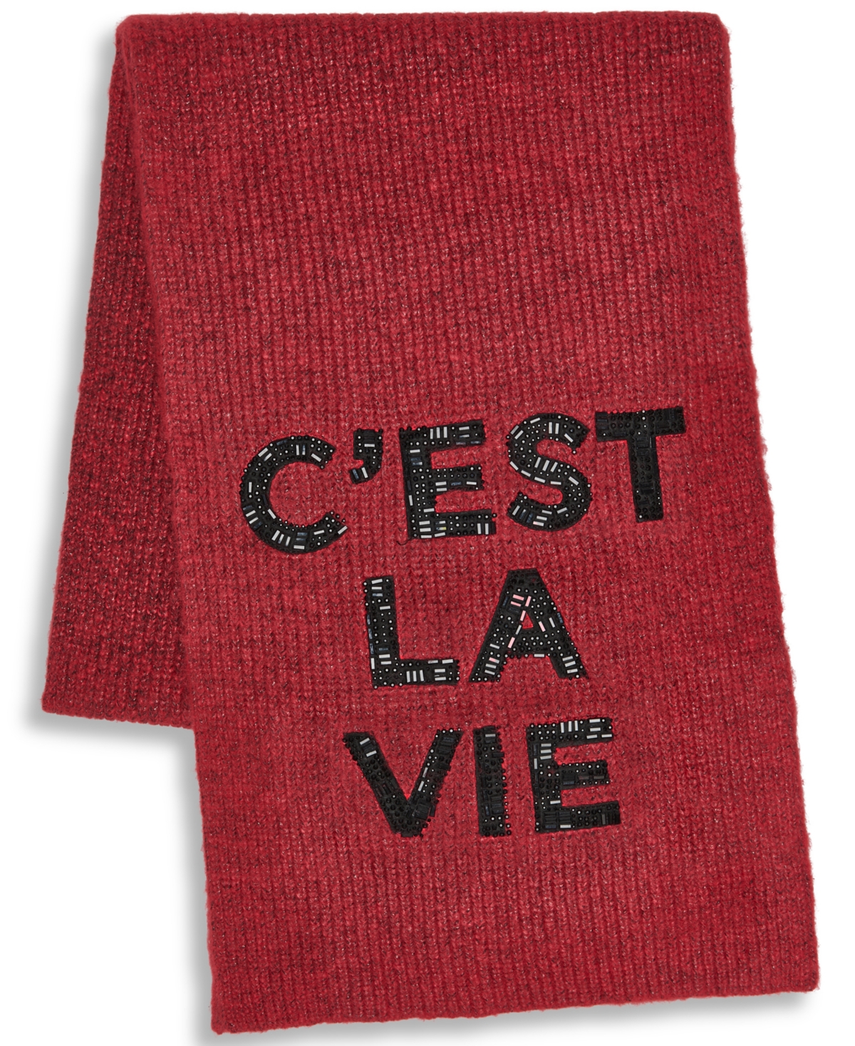 Karl Lagerfeld Women's C'est La Vie Scarf In Red