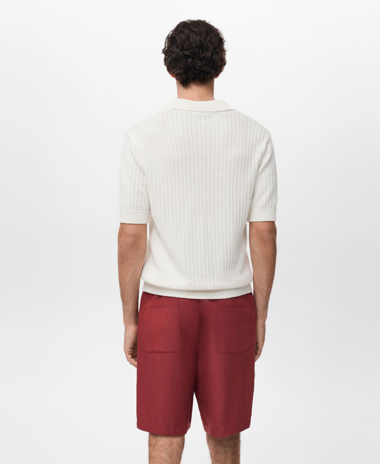 Men's Cotton Knitted Polo Shirt